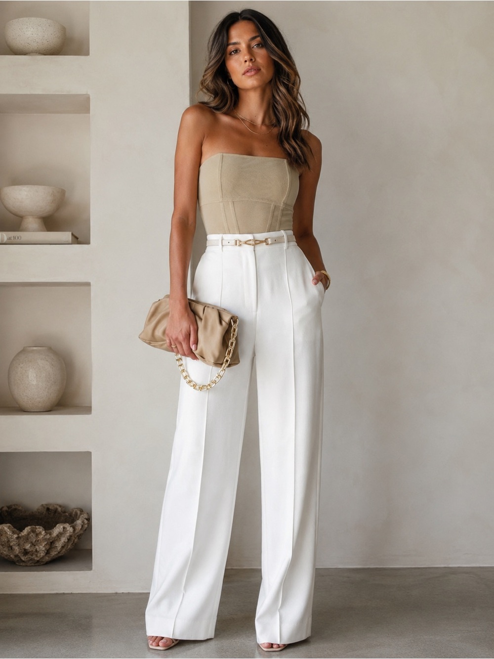 Viktoria & Woods Nude Rome Bustier Top